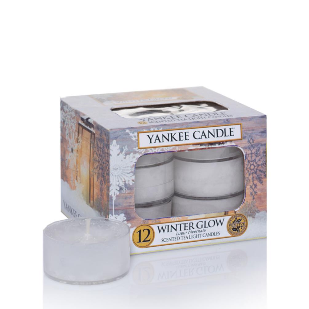 Yankee Candle Winter Glow Tea Lights (Pack of 12) £6.29